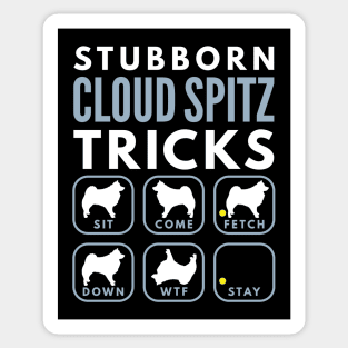 Stubborn American Eskimo Tricks - Dog Training Sticker